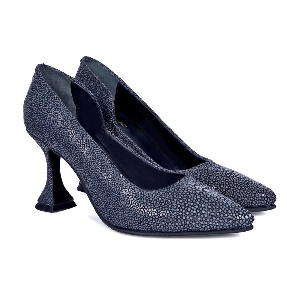 Ladies Fluted High Heel Pumps
