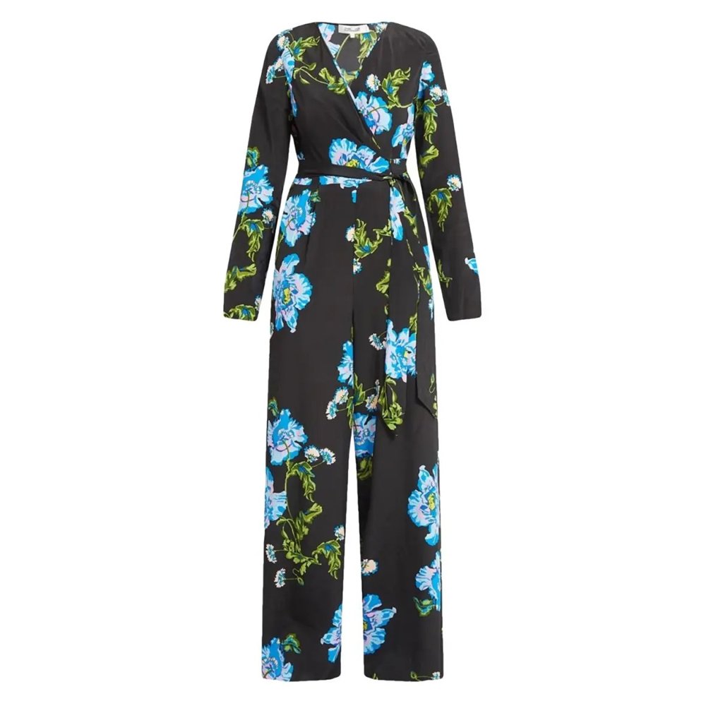Black Silk Frustenberg Jumpsuit